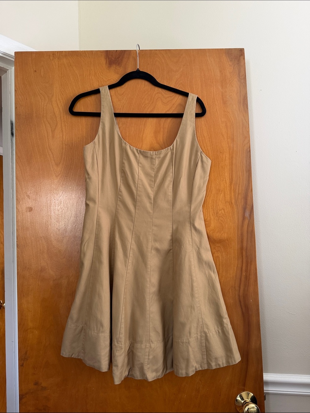 Banana Republic Khaki A-Line Mini Dress